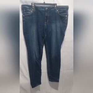 Silver Jeans Women's Skinny Jeans - Dark Blue